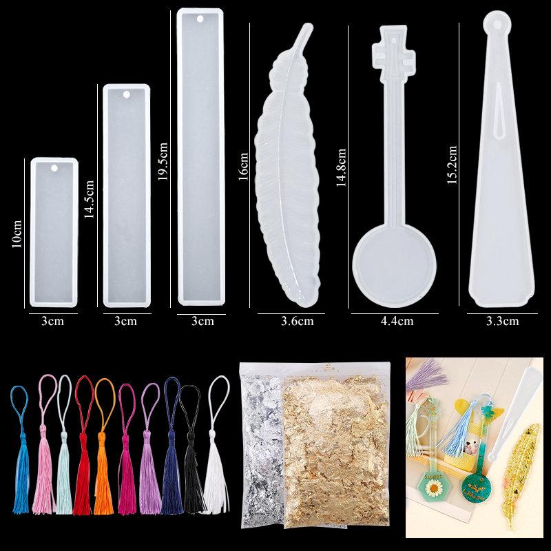 Epoxy Casting Molds Set Silicone UV Casting Tools Kits Resin Casting Molds For Jewelry Making DIY Earring Findings 16 Styles