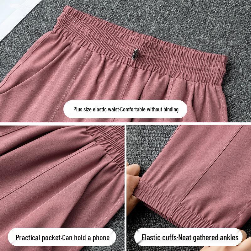 Women's Petite Quick-Dry Jogger Pants for Running, Fitness, Hiking, and Travel