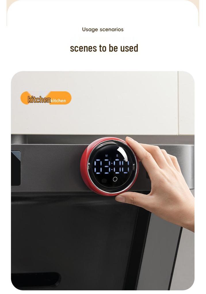 Intelligenter Sprach-Küchenwecker & Countdown-Alarm für Schülerdisziplin