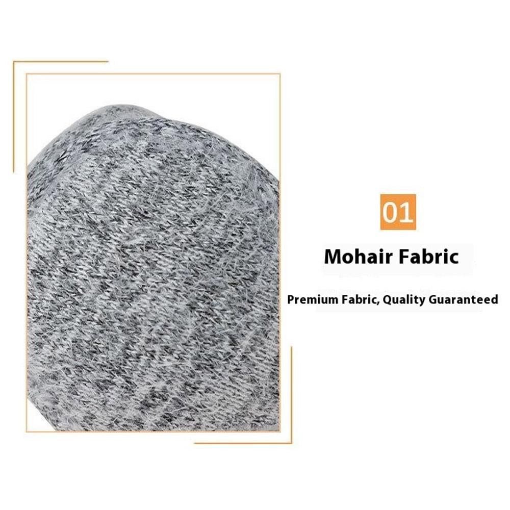 Folding Mohair Earmuffs Winter Ear Protection for Skiing Skating Cycling Windproof Ear Warmers