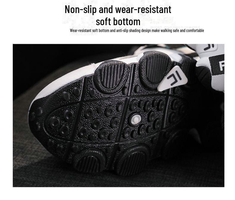 Women's Trendy Dad Sneakers - Spring 2025, Thick-Soled, White, Height-Enhancing, Breathable Casual Sports Shoes