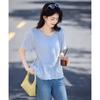 Women's Elegant Lace Patchwork Short Sleeve Blouse