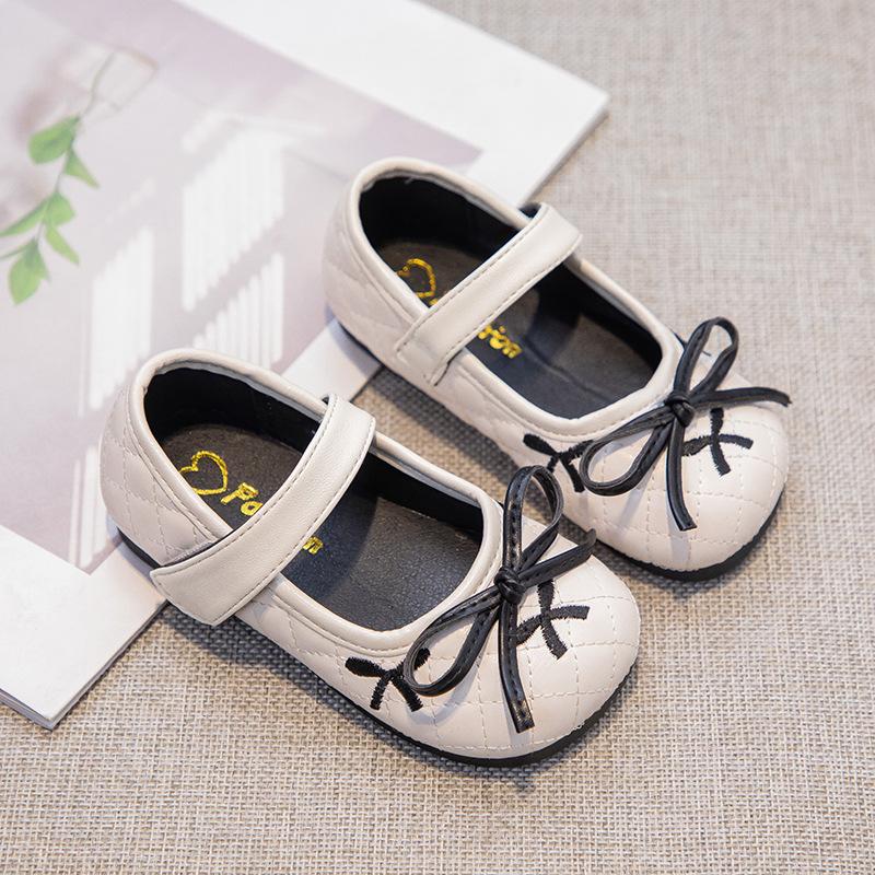 

Baby girl shoes, Korean style infant shoes, toddler shoes, toddler walking shoes, stylish little leather shoes, girls bow princess shoes 23Inner Length14cm белый