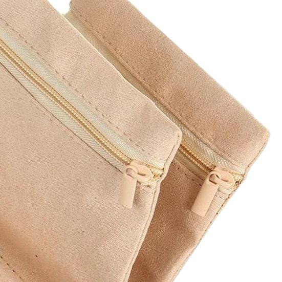 Jewelry Storage Bag Rings Earrings Bracelet Necklace Storage Pouch Foldable Zipper Closure Travel Jewelry Organizer