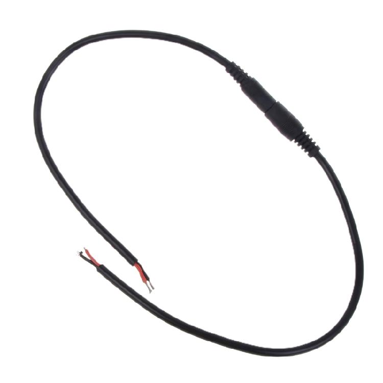 1Set DC- 5521 Pigtail Barrel Plug Connector Cable, 2.1mm x 5.5mm 12V 10A 120W