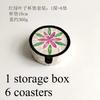 Handmade Shell Coaster Set Creative Colorful Insulation Placemat Light Luxury Natural Shell Tea Coaster Home Desktop Decoration