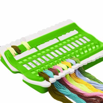 Floss Organizer Kreuzstich-Set Stickgarn-Werkzeug 30 Nadeln Pins Garnhalter Bastelwerkzeuge