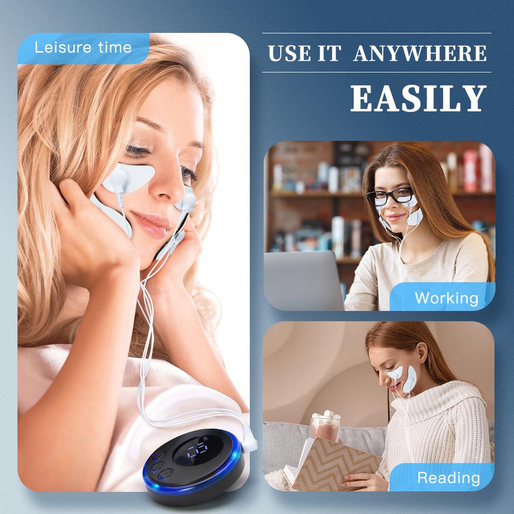 MassagingTool for Facial Ems Facialuse Massager Lifting Microcurrent V-Face Double Chin Remover Neck Lift Skin Tightening Anti-Wrinkle
