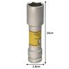 TONE Thin long foil nut socket for impact 4A-21LN Drive angle 12.7mm (1/2") Yellow Width across flats 21mm
