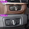 F45 F46 F30 F32 F15 F16 F85 F86 Car Dashboard Headlight Switch Rotary Button Cap Headlamp Cover Panel For BMW X5 X6 2 3 Series