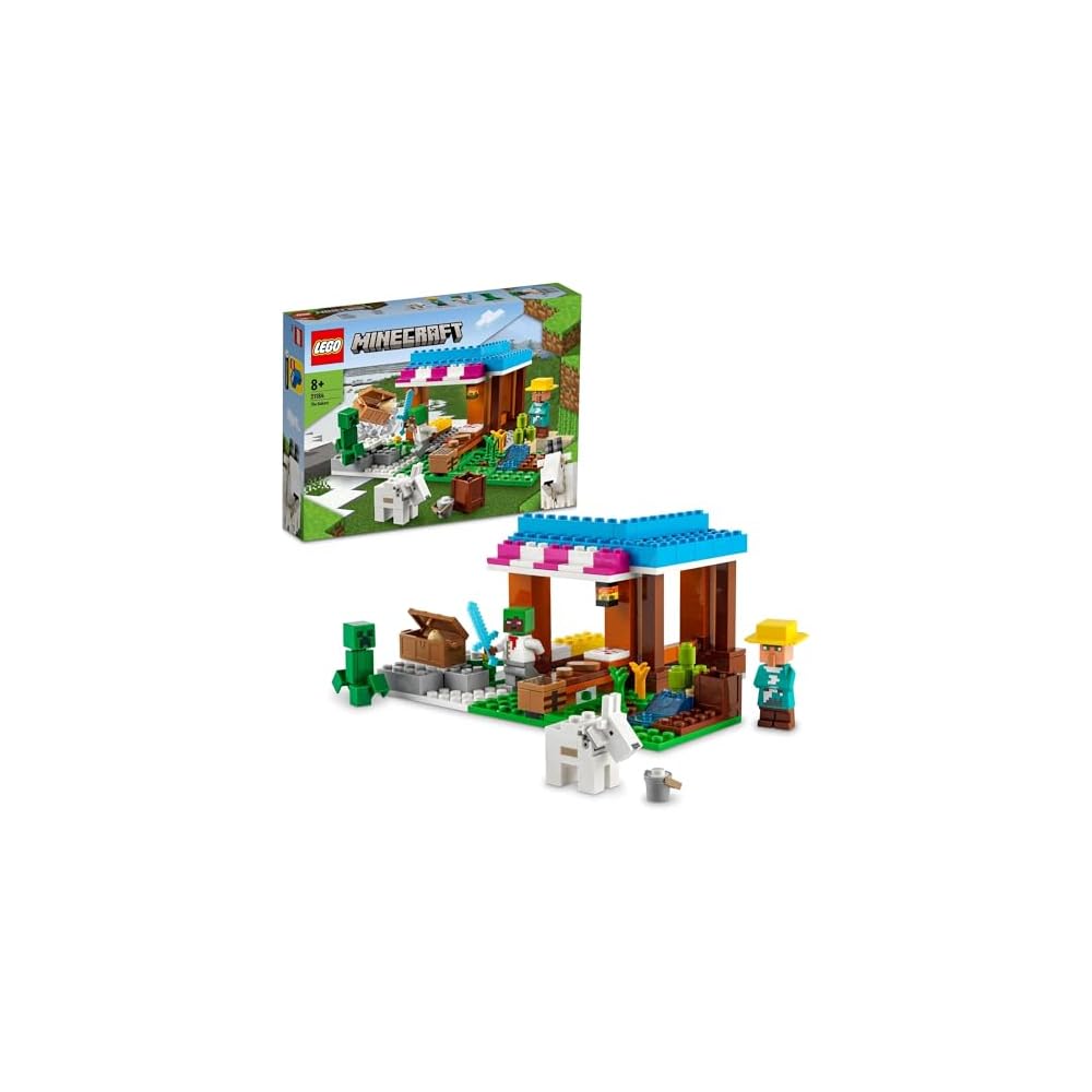 LEGO Minecraft Bakery Set 21184 Building Blocks Toy for Boys and Girls 8 Years and Up