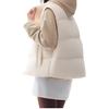 Anta Lifestyle Series Solid Color Loose Zipper Vest Women Vests Vanilla Cream 962448908-1