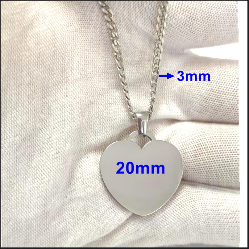 

10Pcs Tag Necklace For Men Military Army Nameplate Blank Pendant Mirror Polished 304 Stainless Steel Zircon Accessories 45cm