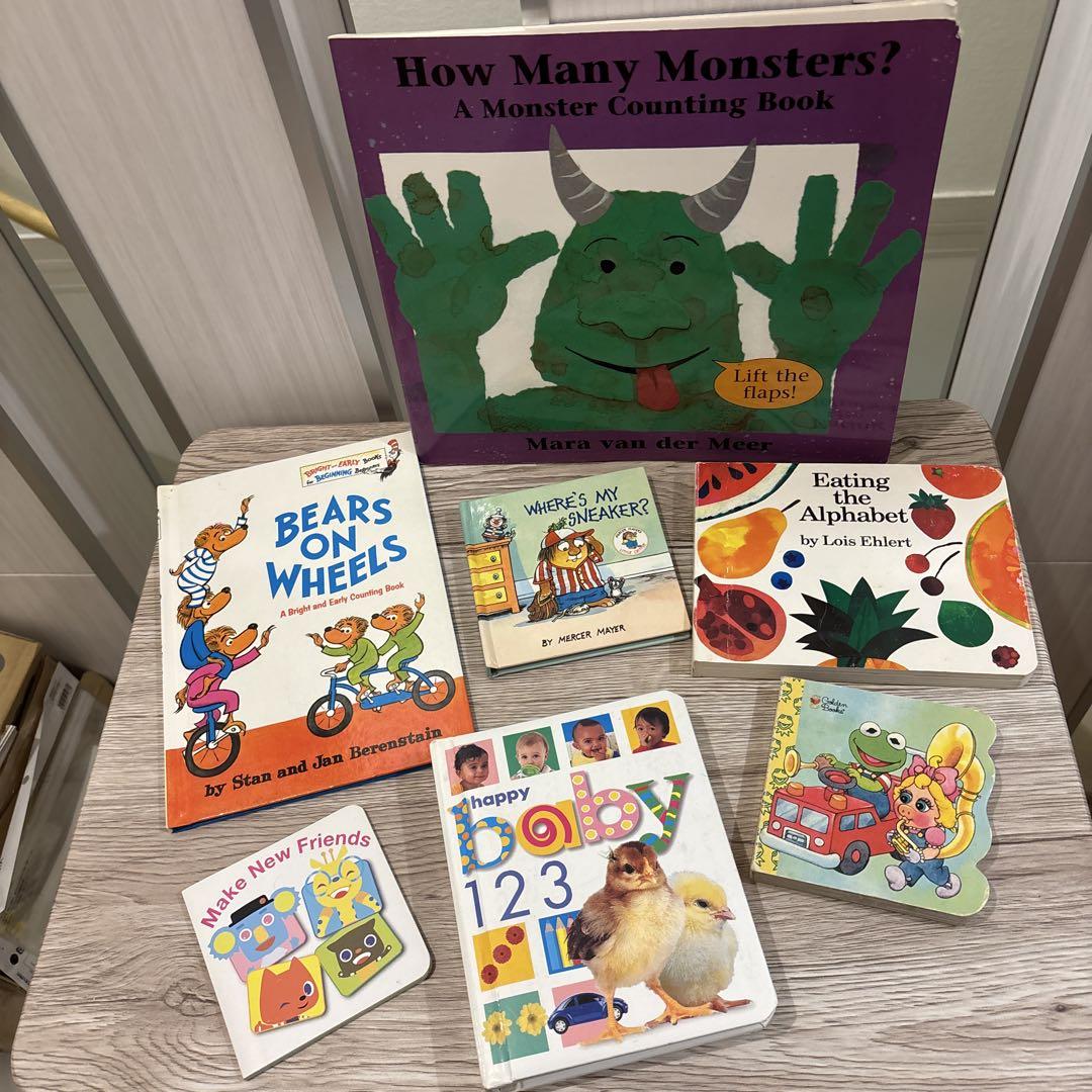 

[USED] Toktok English picture book set of 7 books, including defective items