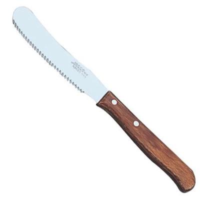 Butter Knife - Arcos - Latina 90 Mm - Stainless Steel - Wooden Handle - Water Resistant