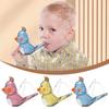 Cartoon Bird Whistle Water Whistle Bird Shaped With Lanyard Small Musical Instrument Toy Bathtime Musical Toy Educational  Gift
