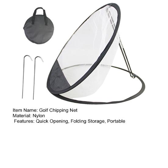 Golf-Chipping-Übungsnetz, Präzisions- und Schwungtrainer, Chipping-Pitching-Käfigmatte, tragbares Golf-Übungsnetz für drinnen und draußen, Golf-Zieltraining