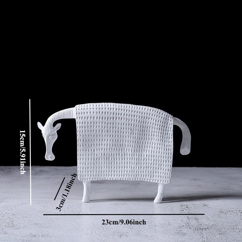 

1Pcs Armored Warhorse Statue Desk Decoration Horse Ornaments Creative Cartoon Animal Resin Abstract Crafts Room Aesthetic Decor білий