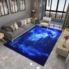 Dreamy Moon Print Large Area Rug Non-Slip Wear-resistant Carpet for Living Room Bedroom Soft Floor Mat Home Decor Fashionable