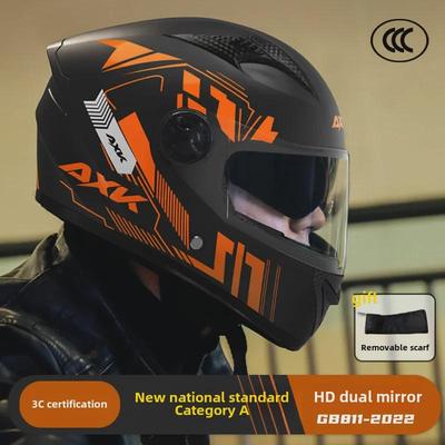 A1 3C Zertifizierter Elektrischer Motorradhelm - Ganzjahres-, Winterwarm, Unisex Integralhelm