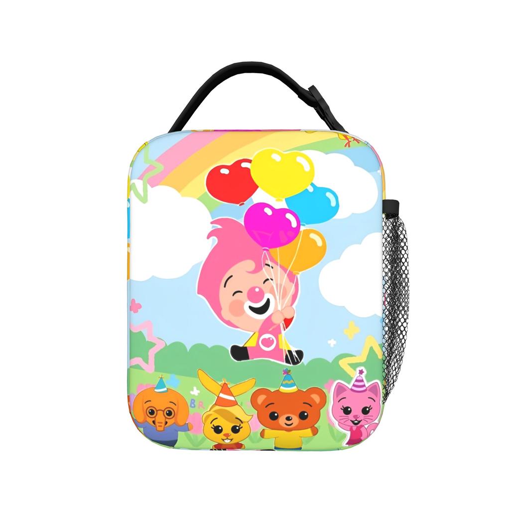 Clown P-Plims Insulated Lunch Bags Thermal Bag Reusable,Meal Container Cartoon High Capacity Tote Lunch Box Food Bag School