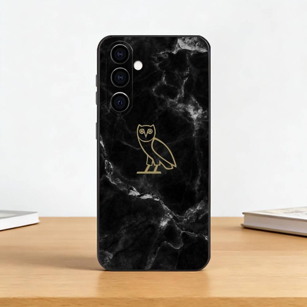 D-Drake OvO O-OWL  Phone Case Black Silicone Soft For Samsung Galaxy A73,A72,A71,A70,A53,A52,A51