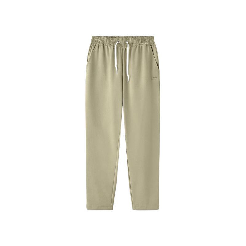 Skechers Breathable Solid Color Lace-Up Mid-Rise Casual Pants Men bottoms L126M036-00V8 S