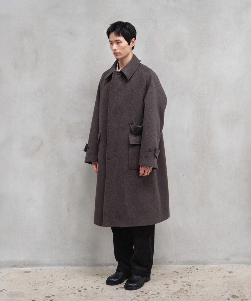 HORLISUN Winterport Wool Coat Spain Olive