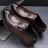 Fashion 2025 New Business Lace Up Men Oxford Shoes Comfort Walking Shoes Wedding Height Shoes Men's Fashion All-match Leather Footwear