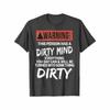 Funny Letter Graphic WARNING Unisexs Cotton T Shirt Unisexs and Unisexs Summer Novelty Casual Horror Ghost Vampire Eerie Skeleton