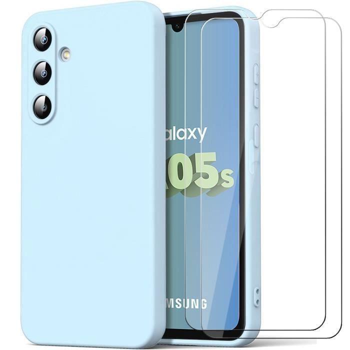 Coque de protection - booling - samsung galaxy a05s - silicone souple - bleu ciel - anti-rayures