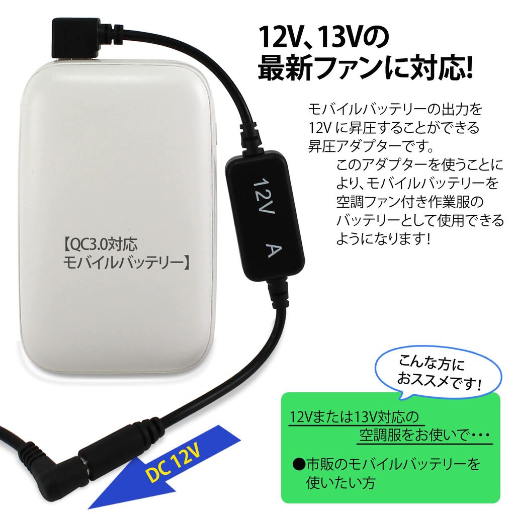 WHITENUTS -A USB Boost Cable (SANS Compatible, Workman Compatible, USB-A Terminal/Conversion Cable/6.7 Inches (17