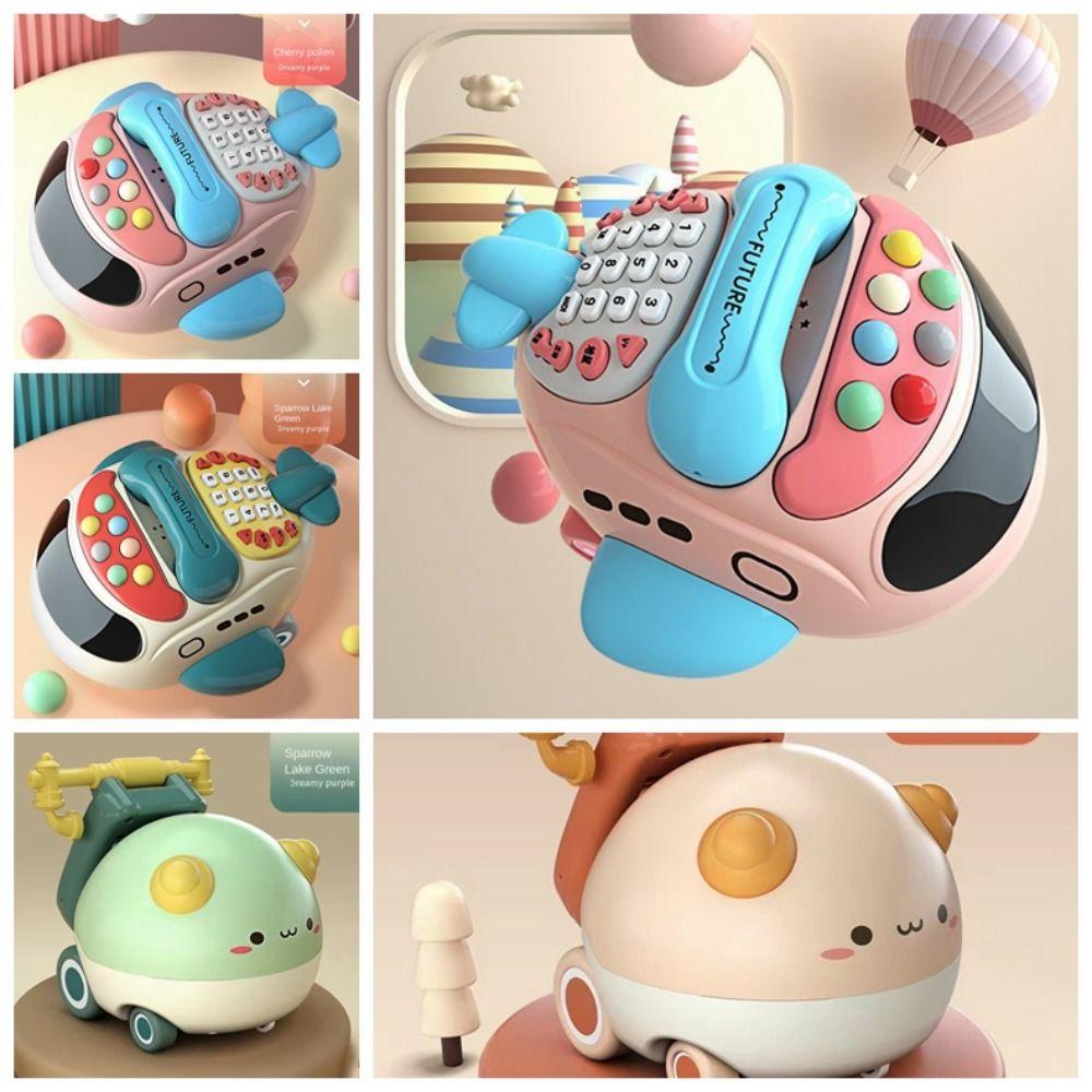 

Светлая детская история Мобильный телефон Флэш Двуязычный самолет Проекция Музыка Звук Телефон Дети Подарки