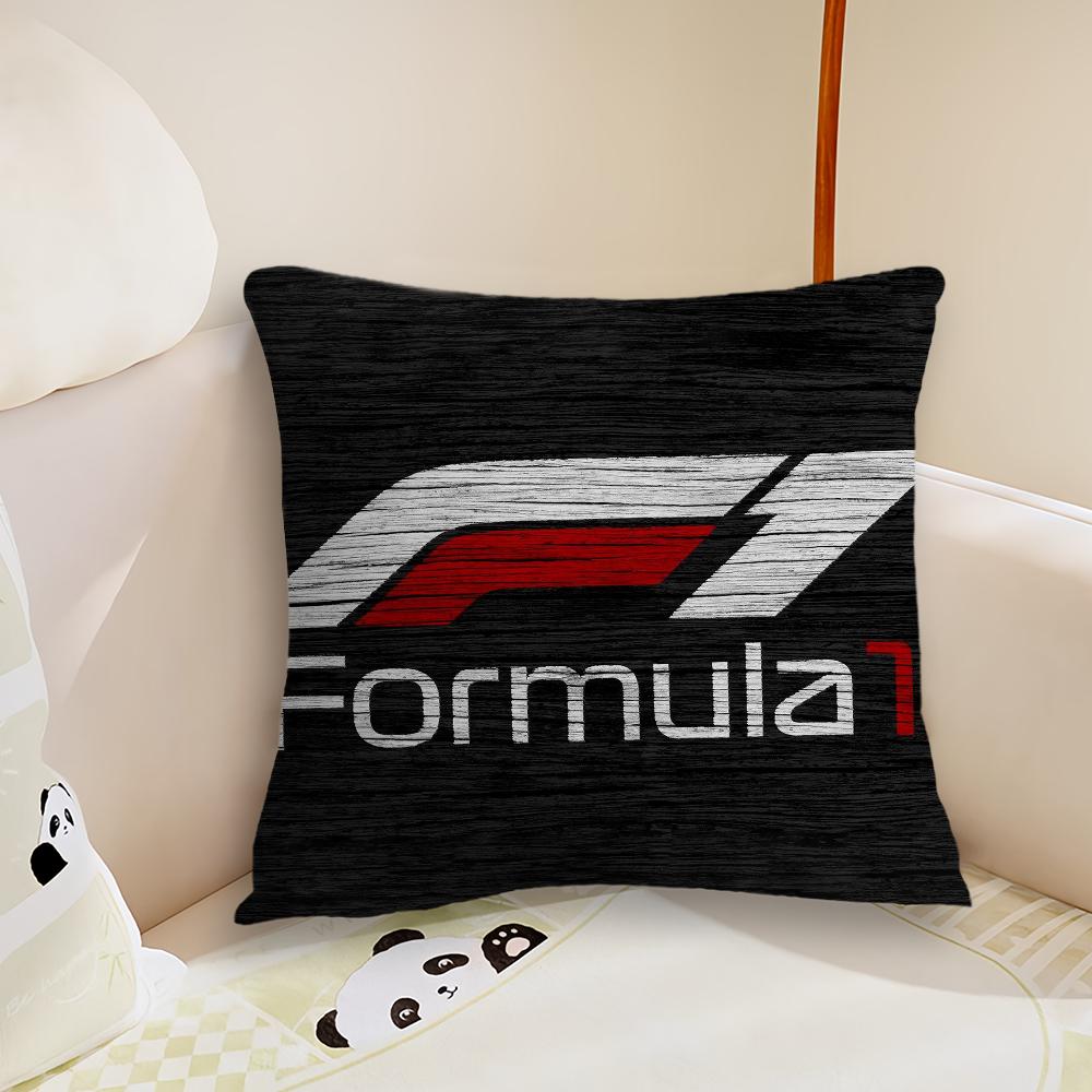 Racing F-Formula 1 Car Logo F1 Fashion Cushion Cover Living Room Headboard Office Bedroom Cushion Sofa Nap Time Pillow Case