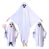 Ghostes Halloween Costumes White Ghostes Cloak Cape Halloween Cloak Cape Hat Ghostes Cosplay Supplies