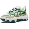Anta Lifestyle Series Flowing Fire Versatile Trendy Non-Slip Wear-Resistant Low-Top Casual Shoes Women sneaker White Green 122518853-5