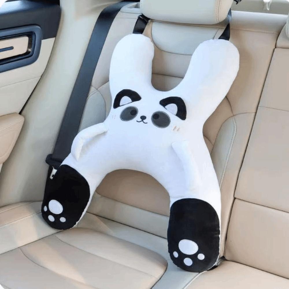 Cute Cartoon Car Headrest Removable Head Support Child Sleeping Pillow Breathable Comfortable Car Mounted Pillow Travel Comfort