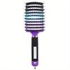 Bristle Nylon Hair Brush Girls Hair Scalp Massage Comb Women Wet Curly Detangle Hair Brush for Salon Hairdressing Styling Tool