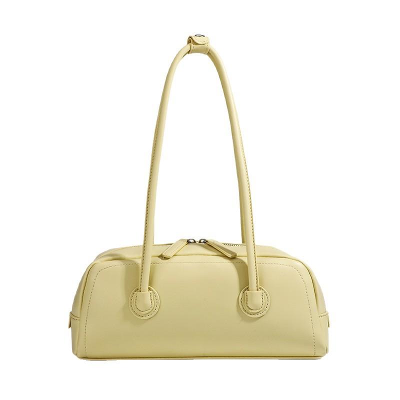 Korean Version Niche Design Women's Bag 2025 New Baguette Bag Simple and Versatile Shoulder Underarm Bag Boston Bag