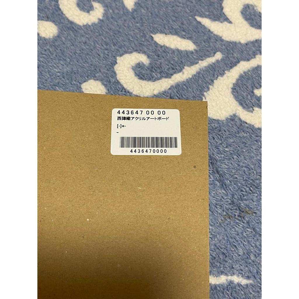 Used New, unopened ONE PIECE Nishijin-ori acrylic art board