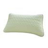 Padded Pillow Cover Quilted Waterproof Pillow Protector Heart Pattern Envelope Pillowcase Protection from Dust And Sweat for Home Bedroom School