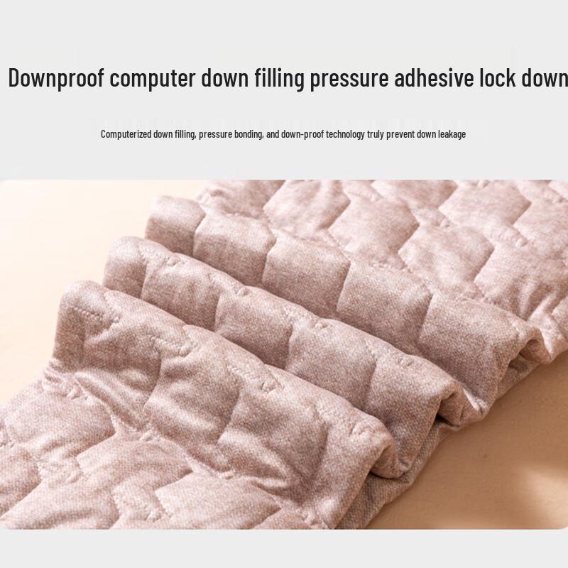 LANGSHA Women's Extra Thick White Duck Down Thermal Pants