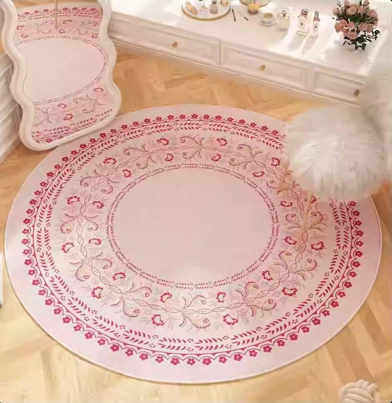 Sweet Irregular Bedroom Bedside Carpet Small Fresh Style Living Room Rugs Creative Fashion Dressing Table Floor Mats  Alfombra