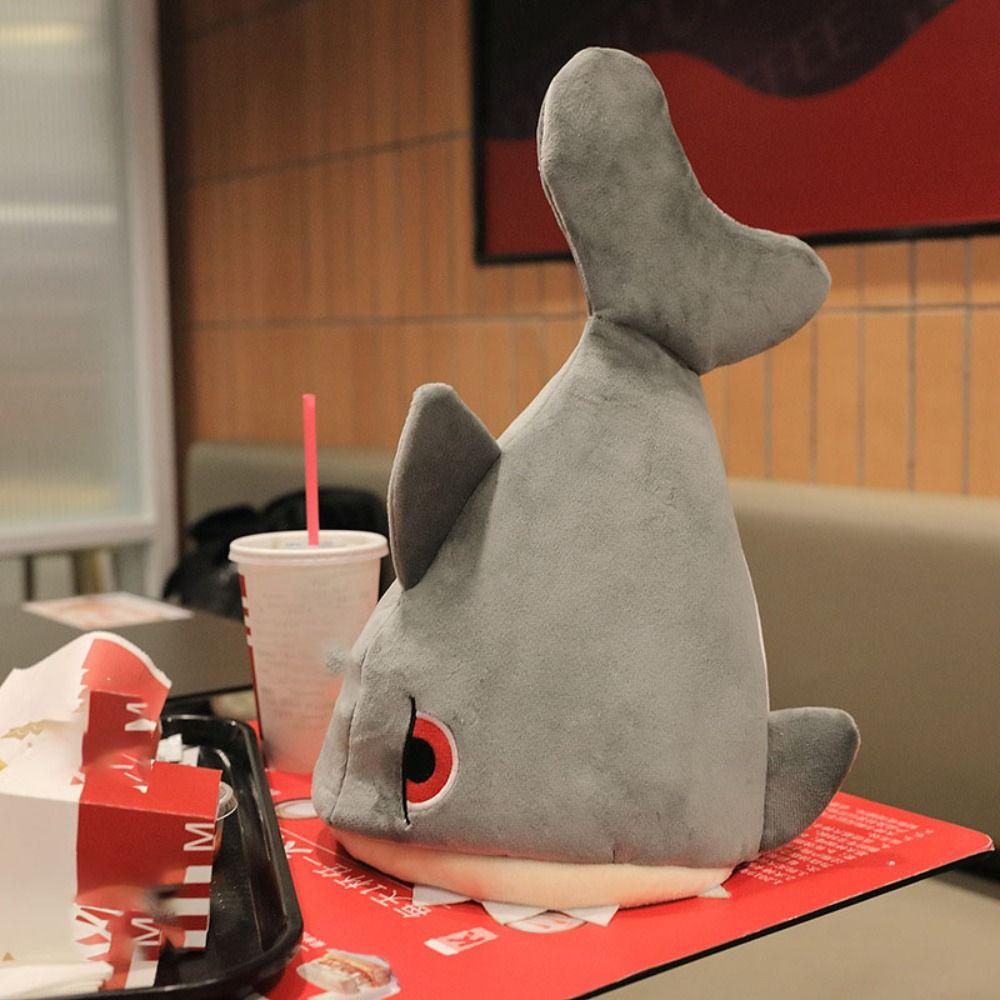 Event Dress Up Winter Warm Plush Toy Plush Shark Cap Animal Hat Performance Hat Cosplay Shark Hat