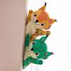 Cute Cartoon Squirrel Hand Puppet Plush Toy Role-playing Animal Kawaii Accompany Gifts For Kids
