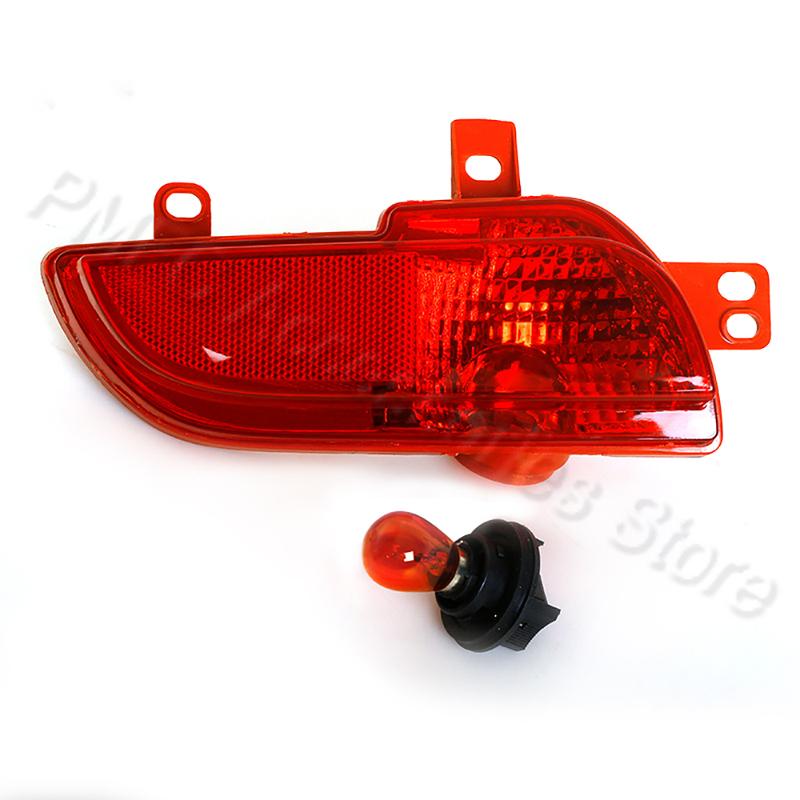 Car Rear Bumper Light Reverse Tail Fog Lamp Reflector For Peugeot 206 207 6351HA 6350HA StopTail Light