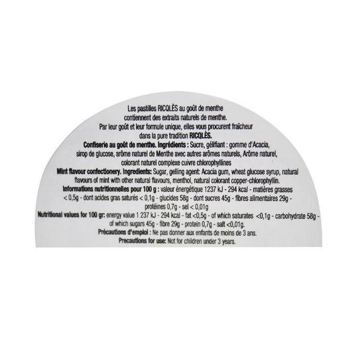 Ricqlès Astilles Menthe Sucre - Boîte 45 g