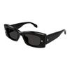 Alexander Mcqueen Grey Rectangular Unisex Sunglasses Am0426s 001 51