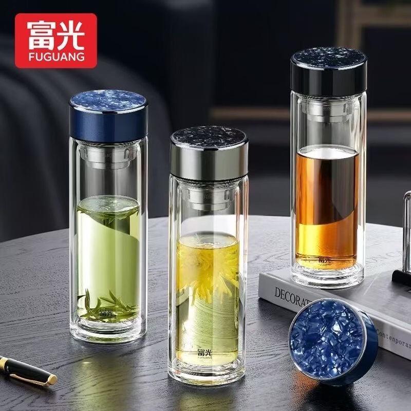 FUGUANG Double-Layer Heat-Resistant Glass Cup