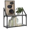 Wall Shelf with 2 Shelves Gray Sonoma 60 X 21 X 51 Cm Particleboard